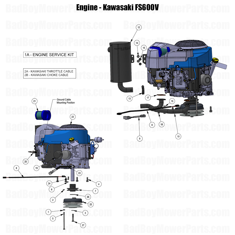 2025 Revolt SD - Engine - Kawasaki FS600V